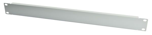 ALLNET 19" zbh. Blindplatte, 1U, Lichtgrau