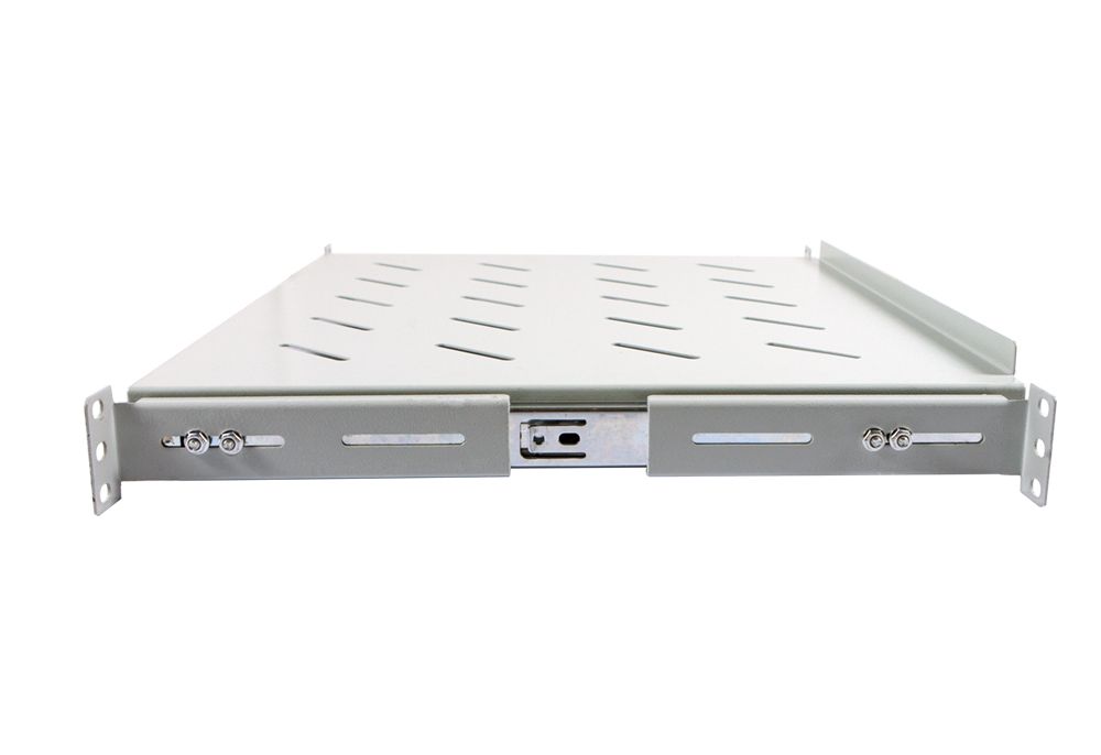 ALLNET 19zbh. Shelf can be pulled out, for 1000mm cabinet depth, light gray, t750-850mm,