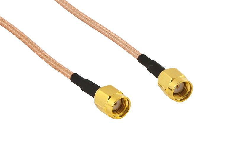 ALLNET Antennen-Pigtail R-SMA Stecker (m) auf R-SMA Stecker (m), 30cm