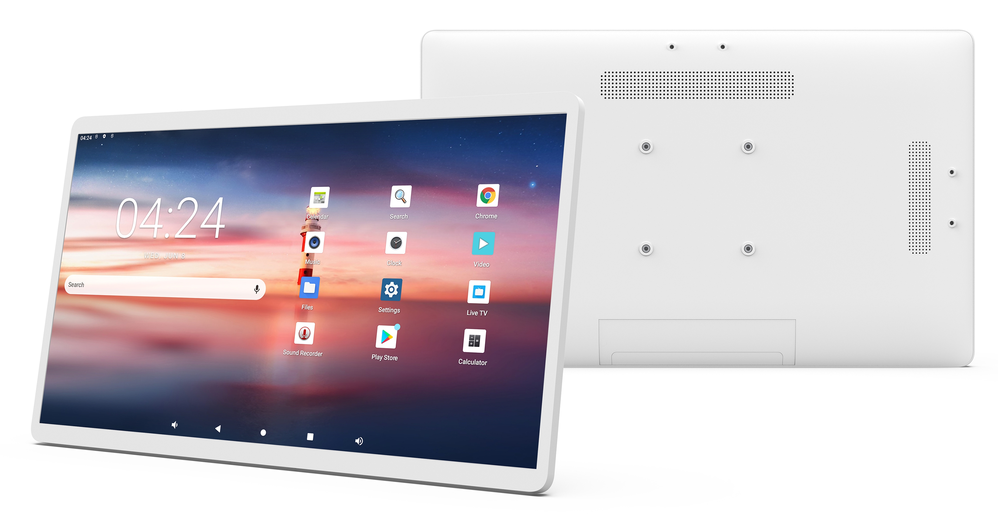 ALLNET High Performance Display 32 inch Android 13 RK3588S2 HDMI in color white without PoE