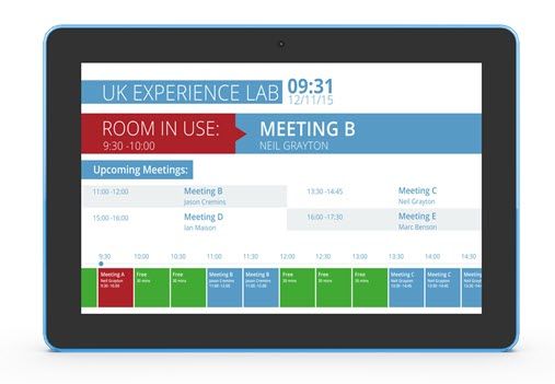 ALLNET meeting room RGB LED tablet 10 inch RK3568 Android 11 and NFC/RFID color black