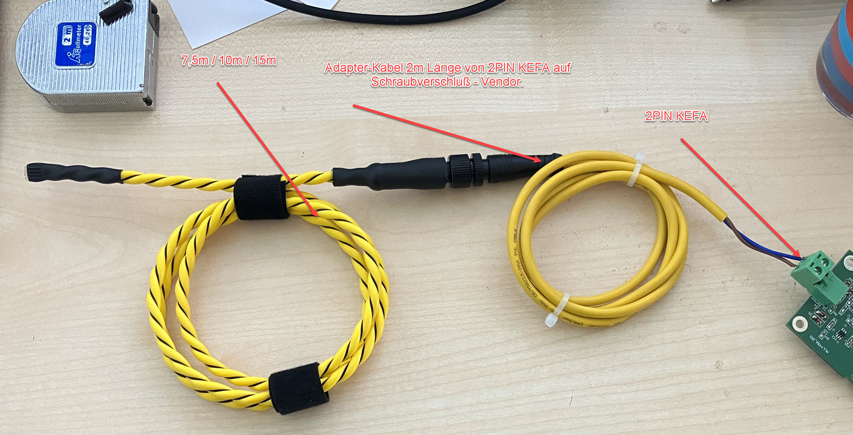 ALLNET MSR sensor e.g. Leakage cable 10m+2m cable length.