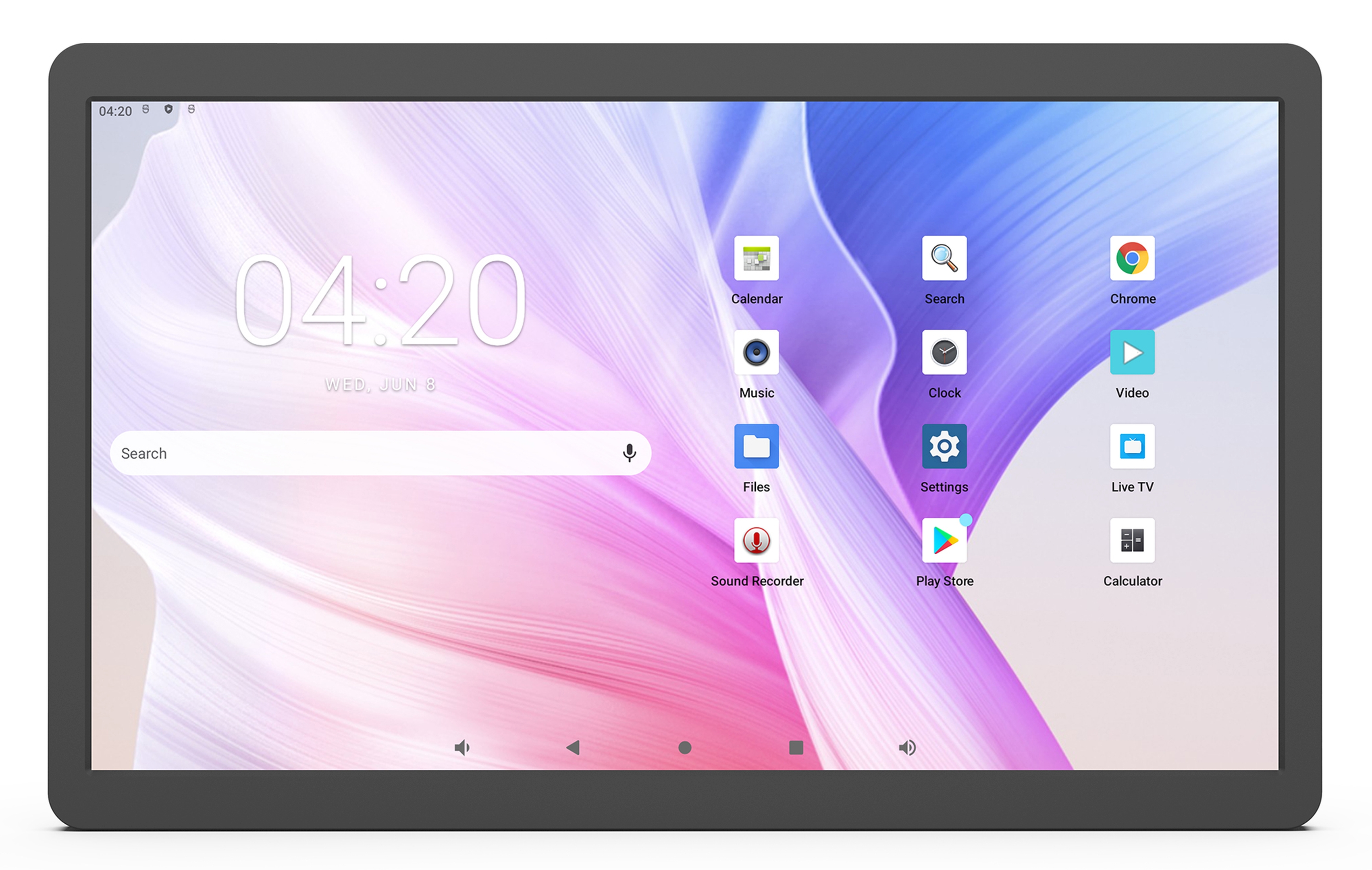 ALLNET Performance Display 14 inch, Android 14, RK3576S, NFC, PoE, HDMI In, color black, Speedy 140-B