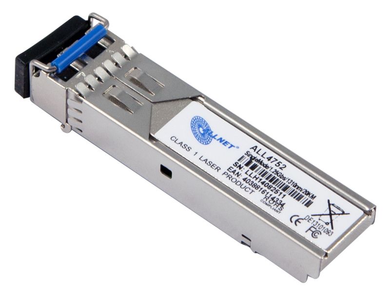 ALLNET Switch Modul ALL4752 SFP(Mini-GBIC), 1000Mbit, LHX/LC, 20Km, Singlemode