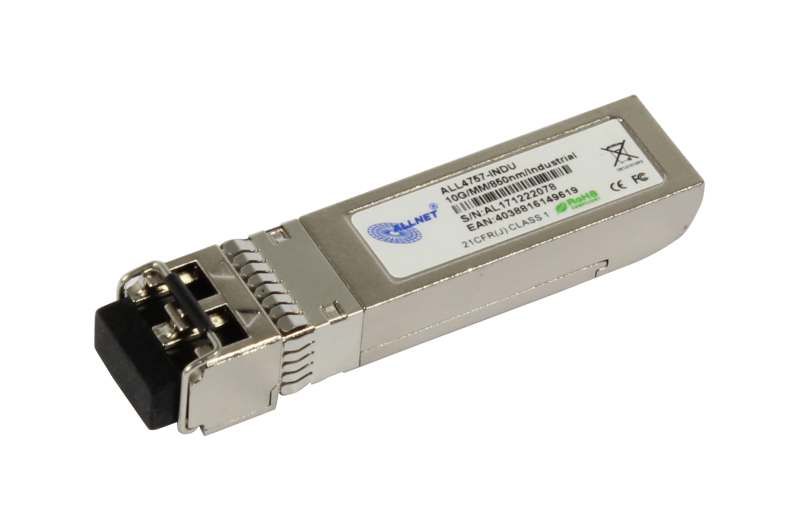ALLNET Switch Module ALL4757-INDU SFP+(Mini-GBIC), 10Gbit, SR/LC, Multimode, Industrial -40/+85 Deg