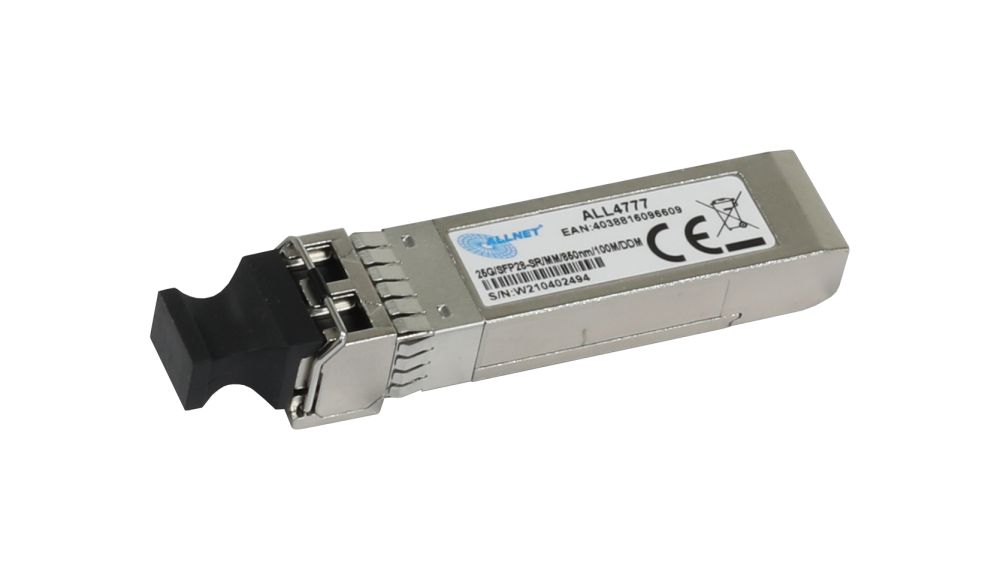 ALLNET switch module ALL4777 SFP28-25GB-SR, 25Gbit, up to 100m, multimode, LC connection, up to 100m, uncoded