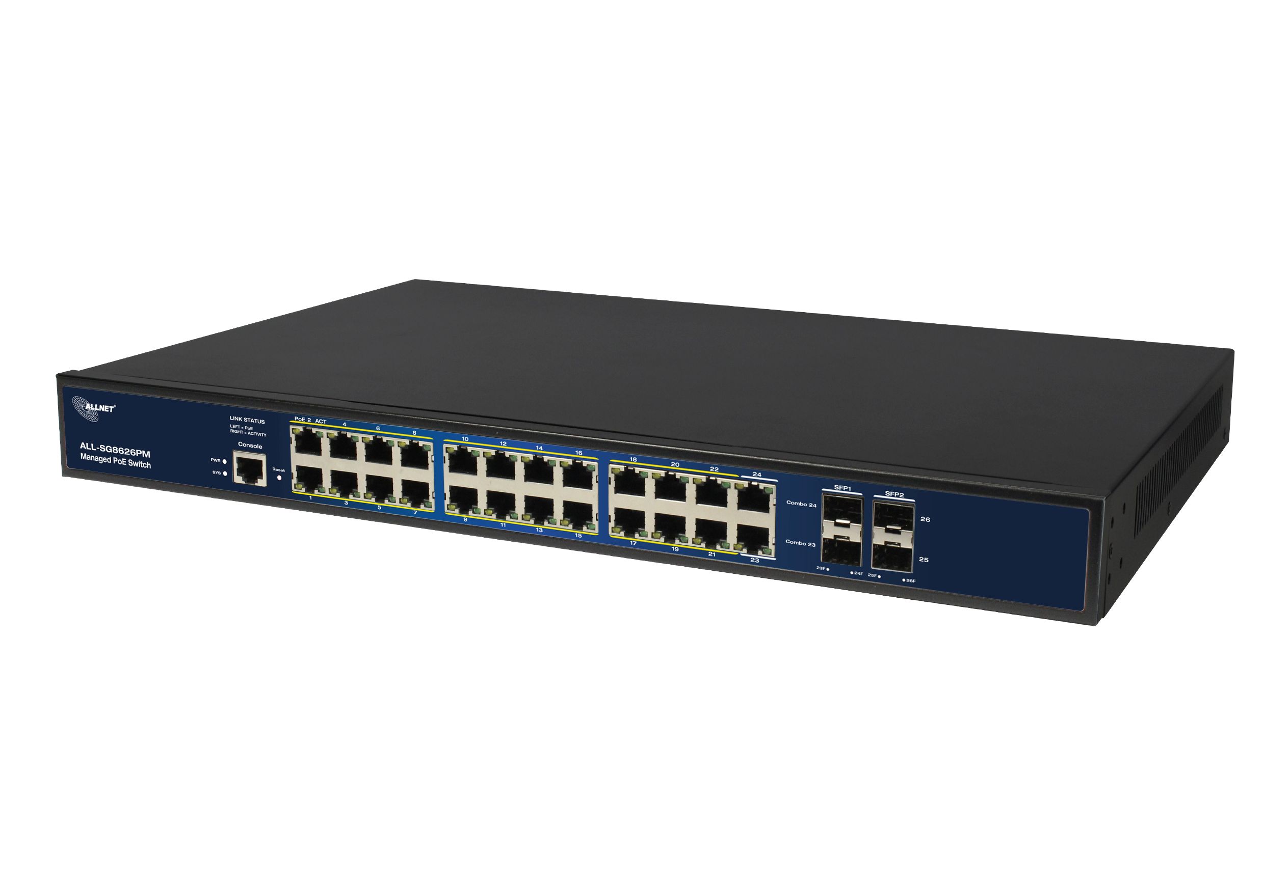 ALLNET ALL-SG8208PD Switch 8-porte Gigabit Ethernet
