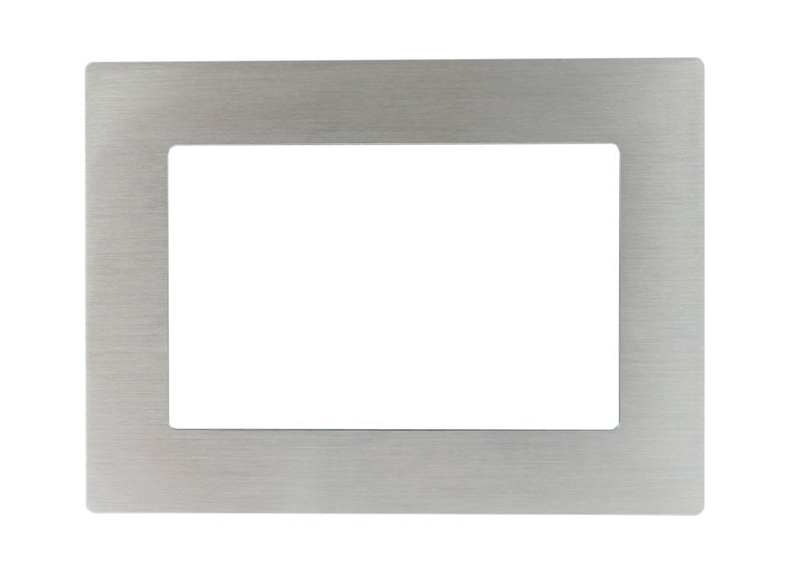 ALLNET Touch Display Tablet 10 inch e.g. Cover for installation frame, silver wide