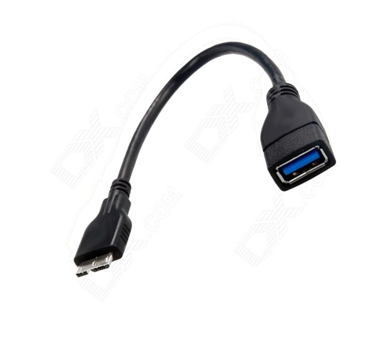 ALLNET USB_3.0_OTG_MICRO_ADAPTER USB-A to Micro USB-B 0,15m Sort