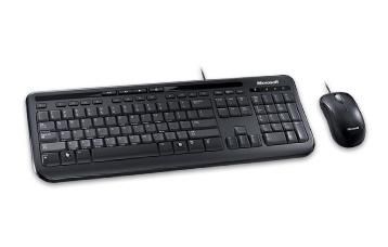 Incase Designed by Microsoft Wired Desktop 600 keyboard Mouse included Universal USB QWERTY UK English Black