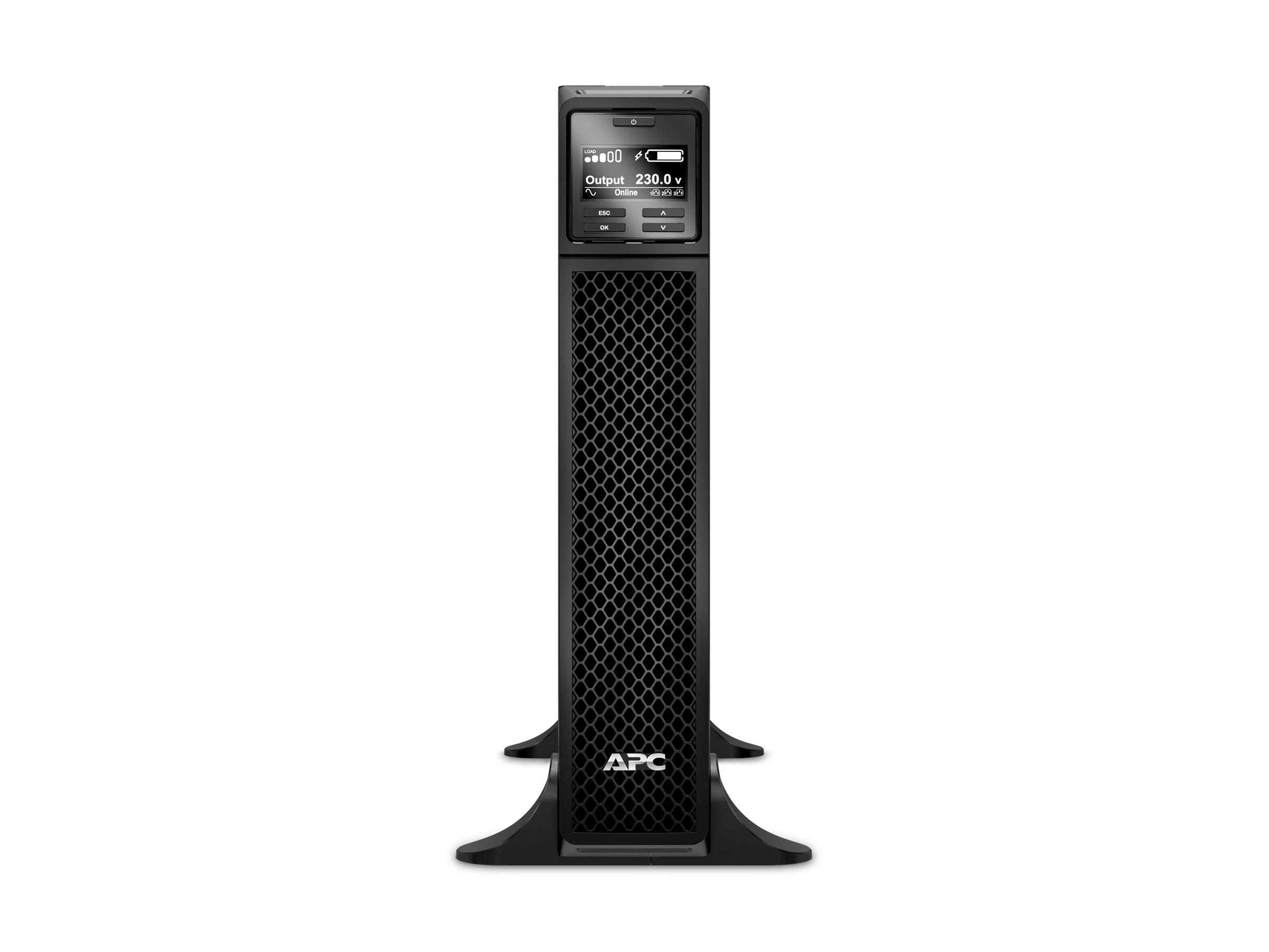APC Smart-UPS On-Line, 2200VA, Tower, 230V, 8x C13+2x C19 IEC outlets, SmartSlot, Extended runtime, W/O rail kit