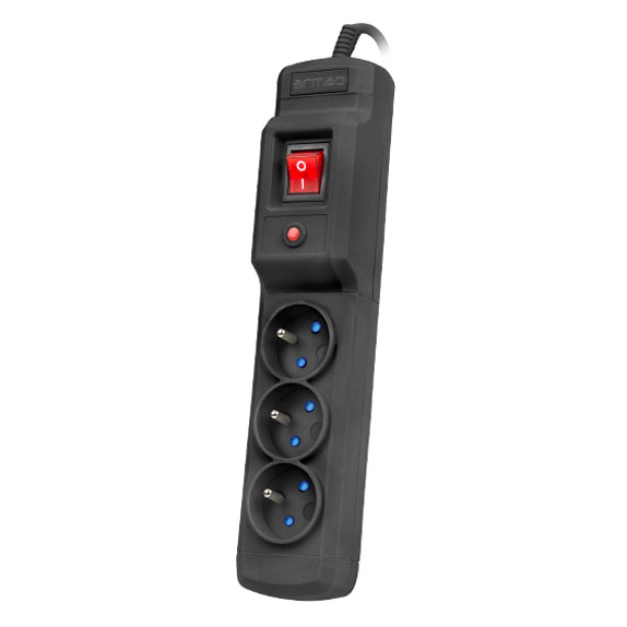 ARMAC M3/45/CZ Armac Surge Protection MULTI M3 (3 outlets) 4.5m black