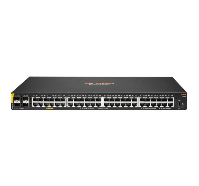 Hewlett Packard Enterprise Aruba 6000 48G Class4 PoE 4SFP 370W Switch