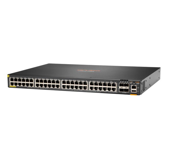 Hewlett Packard Enterprise Aruba Networking CX 6200F 48G Class-4 PoE 4SFP+ 370W Switch