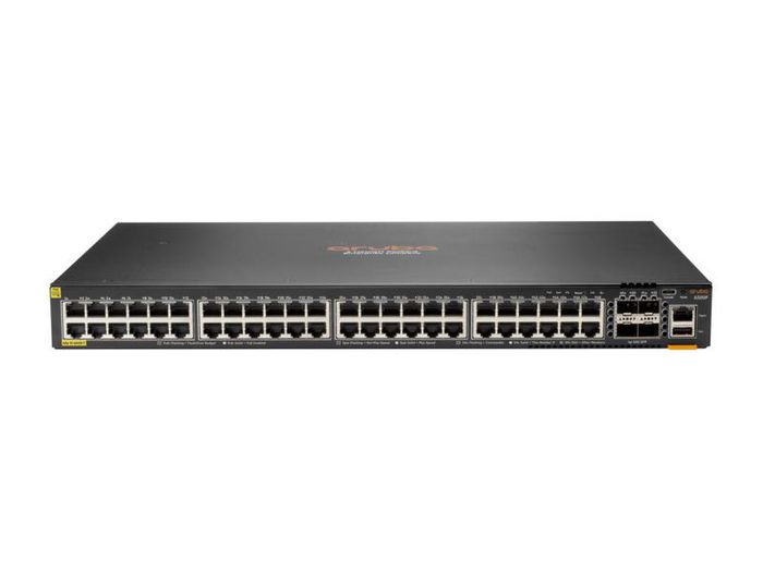 Hewlett Packard Enterprise Aruba 6300F 48-port 1GbE Class 4 PoE and 4-port SFP56 Switch