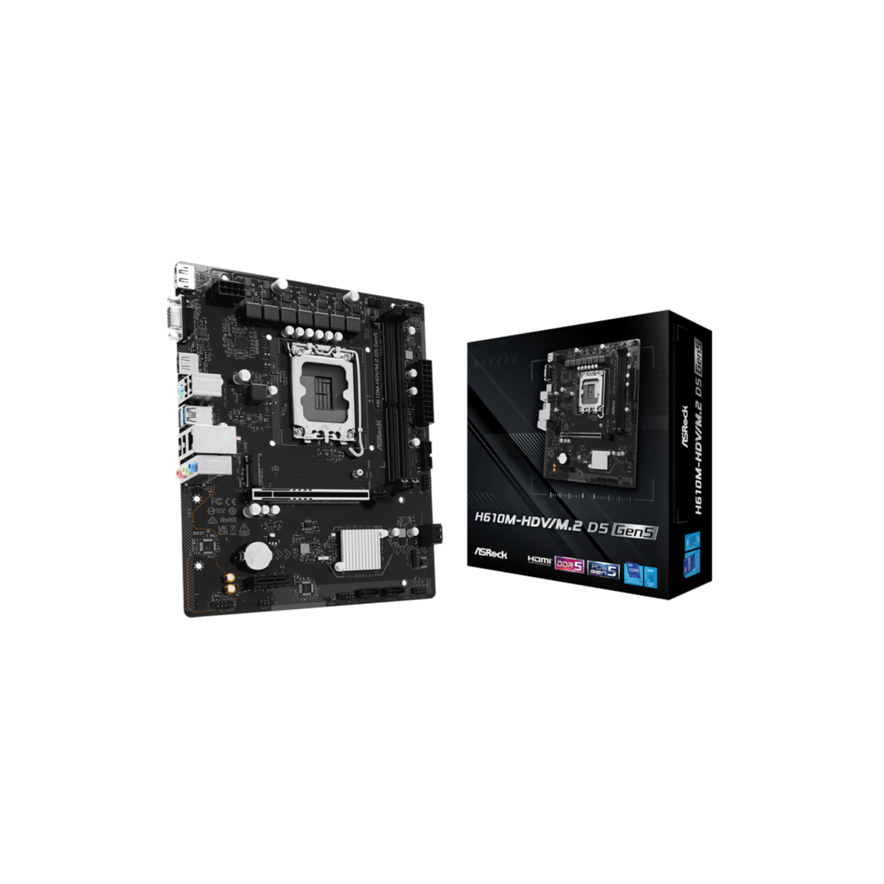 ASROCK H610M-HDV/M.2 D5 GEN5 (1700) (D)
