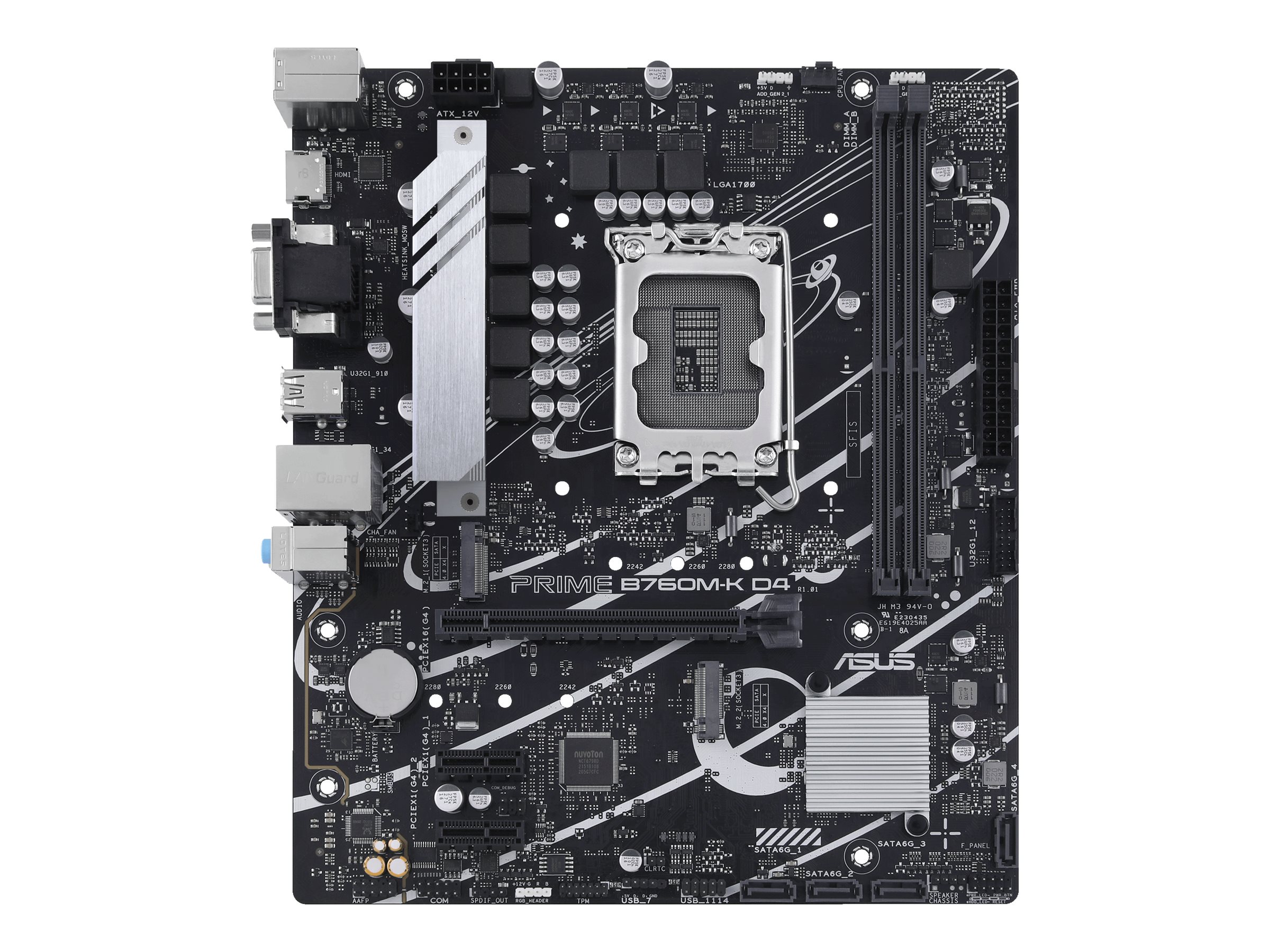 ASUS PRIME B760M-K D4 Intel B760 LGA 1700 micro ATX