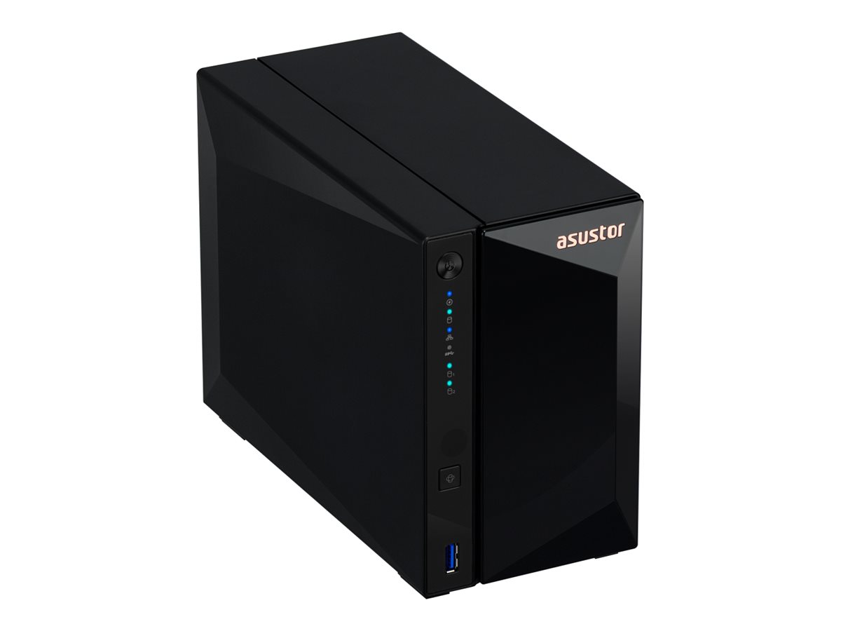 ASUSTOR AS3302T v2 2 Bay NAS Realtek RTD 1619B 2GB DDR4 Diskless 2.5Gbe Port