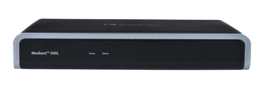Audiocodes "Mediant 500L with 4 BRI Voice Interfaces and 1000Base-T WAN WAN Interface, with 5PPM clock"
