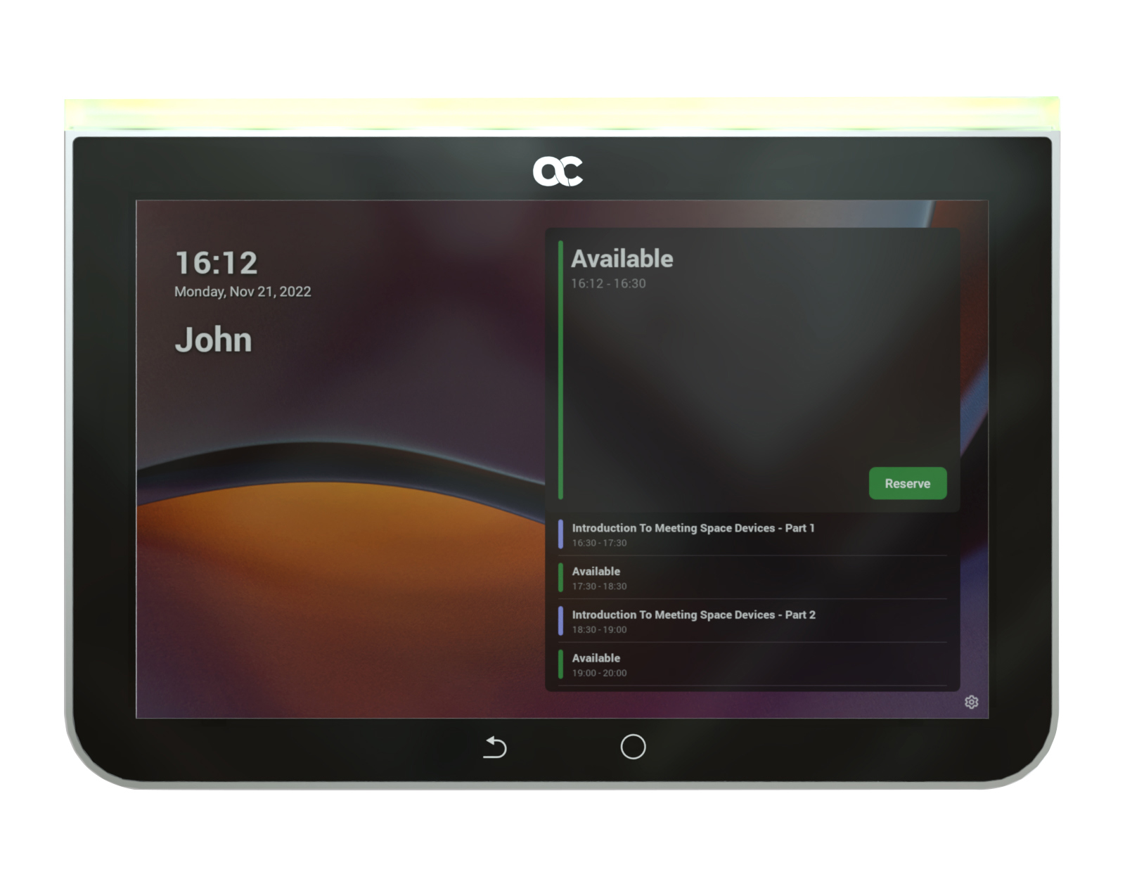 AudioCodes - RX-PANEL Touch Scheduler for Microsoft Teams Rooms