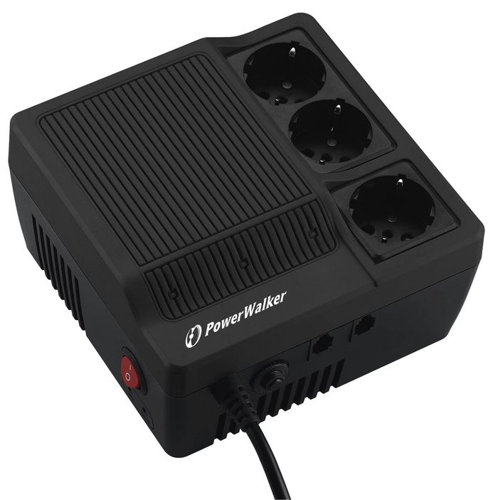 PowerWalker 1000VA/600W, 220/230/240VAC, 50Hz, 3x Schuko output