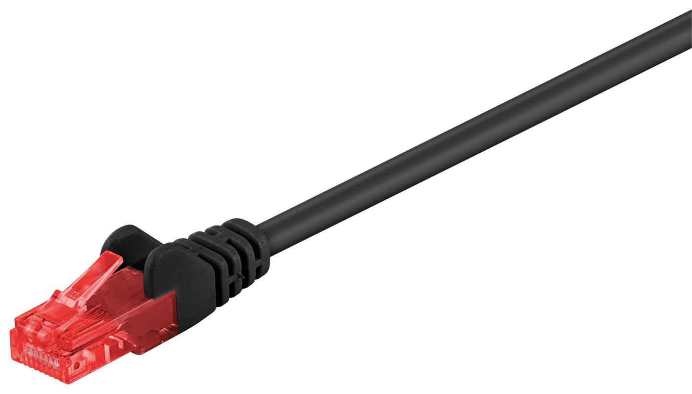Microconnect B-UTP601S networking cable Black 1 m Cat6 U/UTP (UTP)