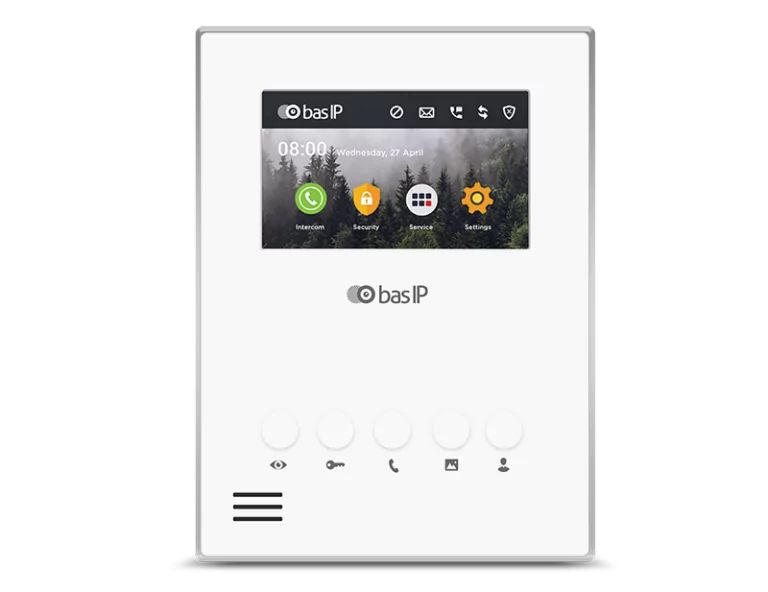 BAS IP indoor intercom station AU-04LA white *Private*