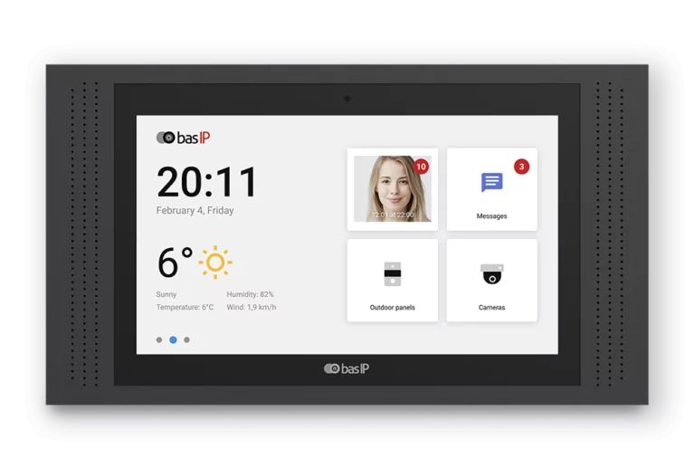 BAS IP indoor intercom station AT-10 black *Professional*