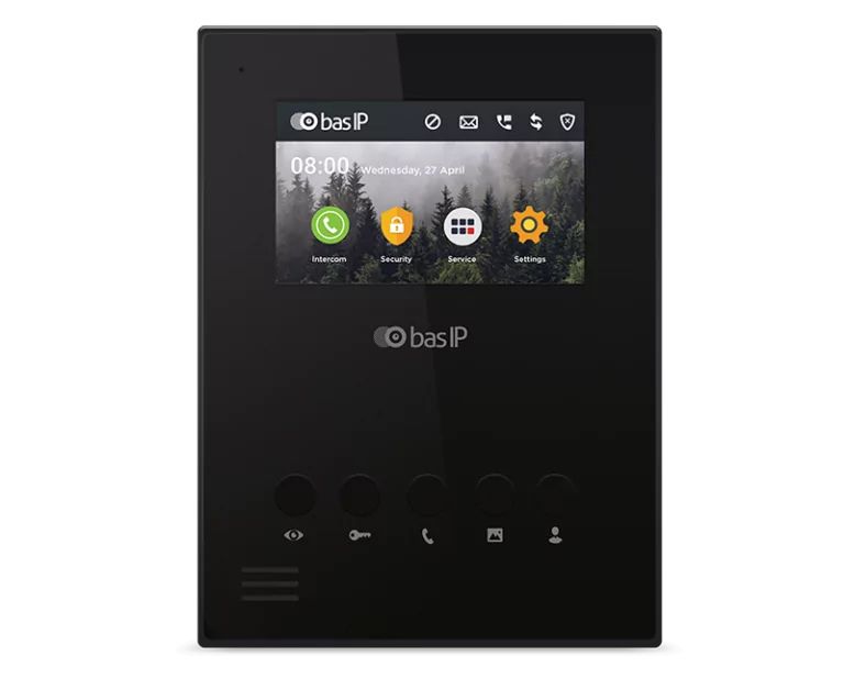 BAS IP indoor intercom station AU-04LA black *Private*