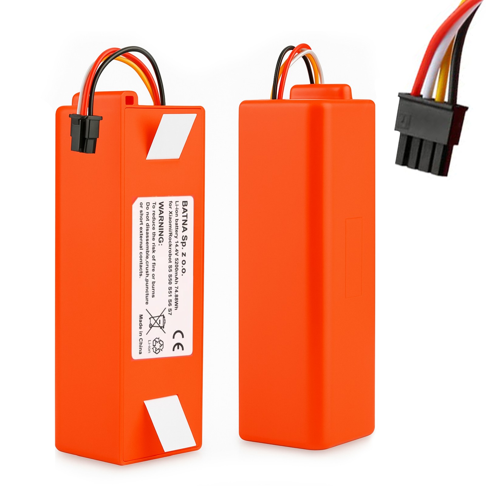BATERIA MI ROBOT, ROCKROBOT S50 S55 14.4V 5200MAH