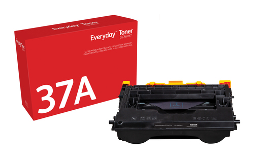 BLACK TONER CARTRIDGE EQUIVALEN HP 37A FOR LASERJET ENTERPRISE