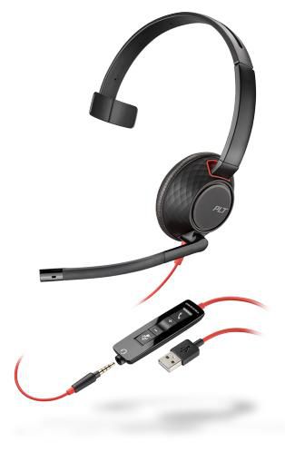 Poly Mono, 3.5 mm + USB-A, (BULK),WW