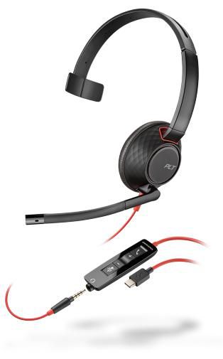 Poly Mono, 3.5 mm + USB-C, (BULK),WW