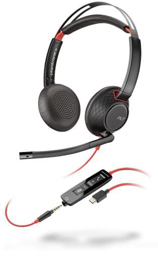 Poly Stereo, 20 Hz–20 kHz, 3.5 mm + USB-C, (BULK),WW
