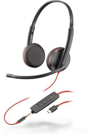 Poly 3.5mm, USB C, A2DP, 20Hz - 20kHz
