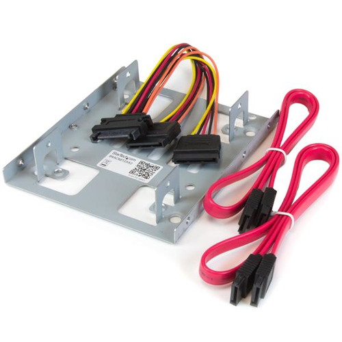 BRACKET ADAPTADOR BANDEJA 2 HDD UNIDADES DISCO DE 2.5 A 3.5