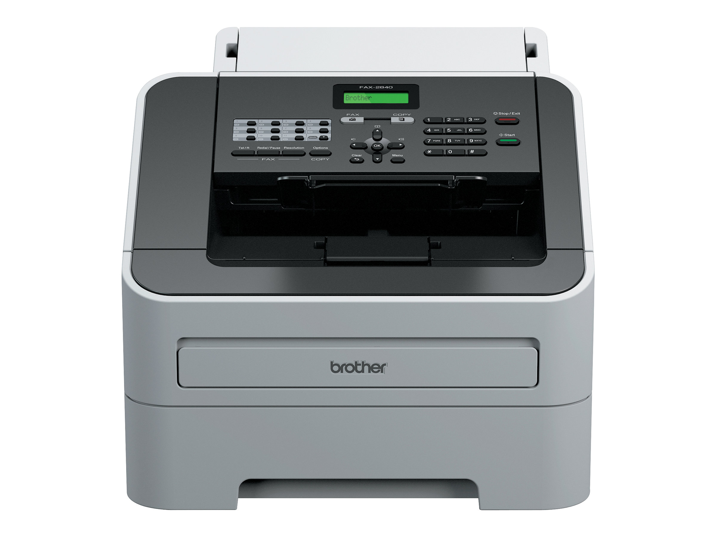Brother FAX-2840 fax machine Laser 33.6 Kbit/s A4 Black, Grey