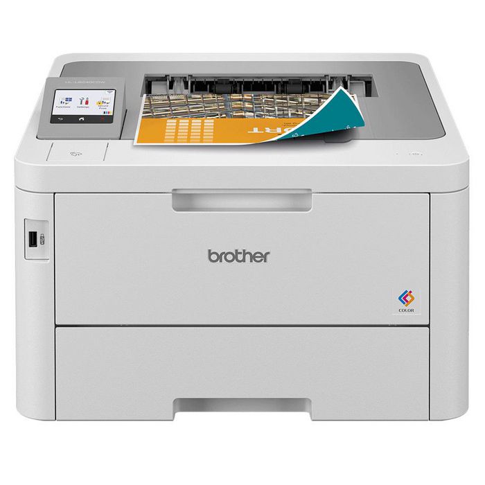 Brother Efficient wireless business printer with high yield toner and flexible paper handling