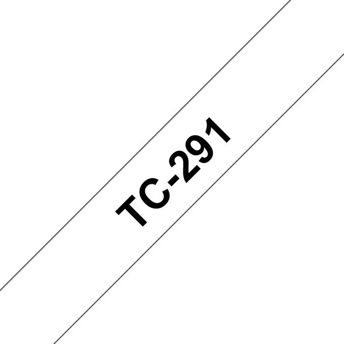 Brother 9mm, Black on White, Laminated, 7.7 m