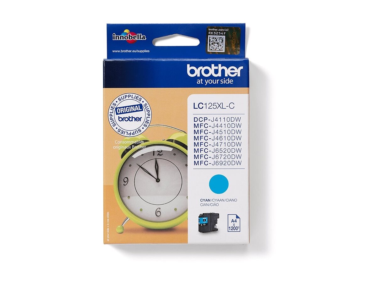 Brother LC-125XLC ink cartridge 1 pc(s) Original Cyan