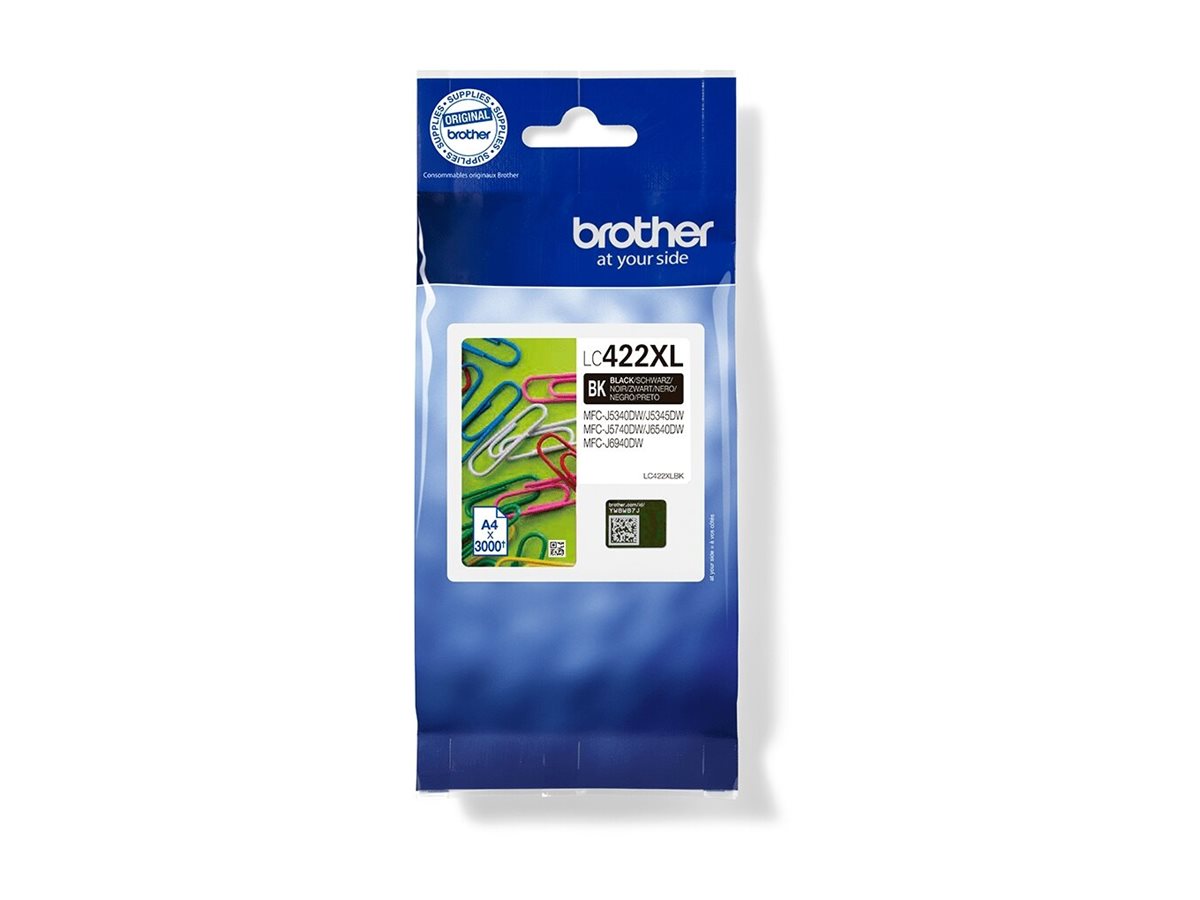 Brother LC422XLBK ink cartridge 1 pc(s) Original High (XL) Yield Black