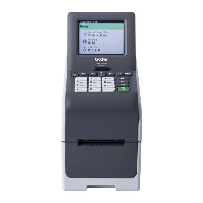 Brother 2-inch desktop label printer with colour touch screen Wi-Fi & Bluetooth