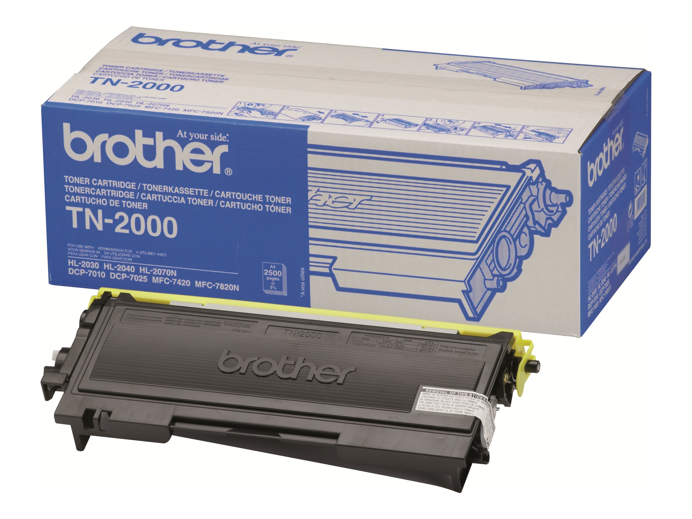 Brother TN-2000 toner cartridge 1 pc(s) Original Black