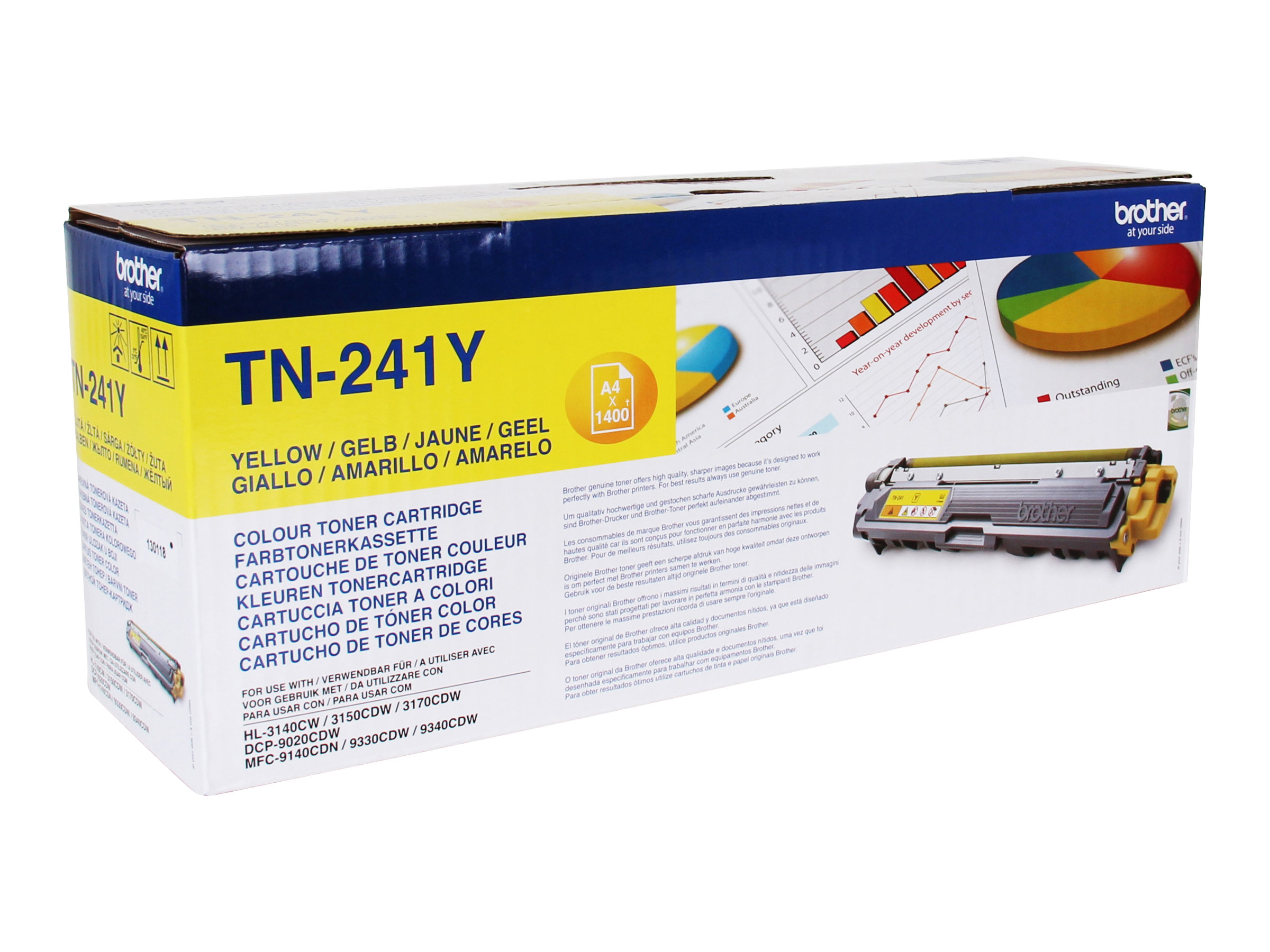 Brother TN-241Y toner cartridge 1 pc(s) Original Yellow