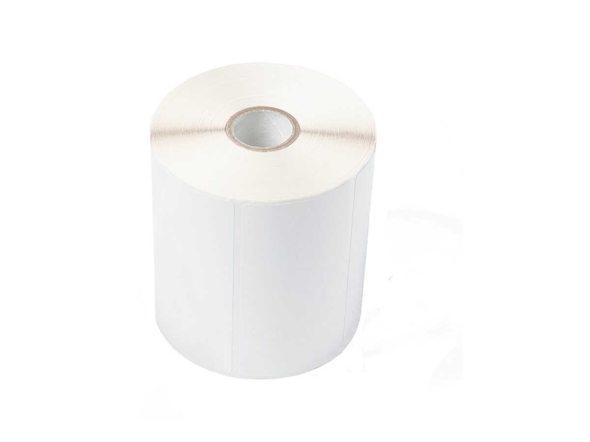 6 x Paper/Uncoated white 500 pieces/roll