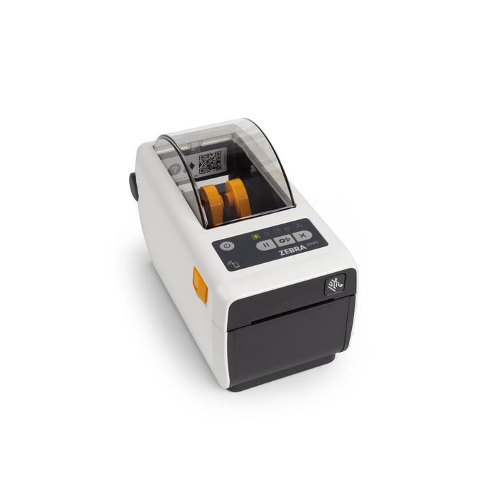 Zebra Bundle, ZD4AH22-D0EE00CA, Custom Printer ZD411, HC; 203dpi,USB,Eth.,BTLE5,EU/UK Cords, Swiss Font, EZPL