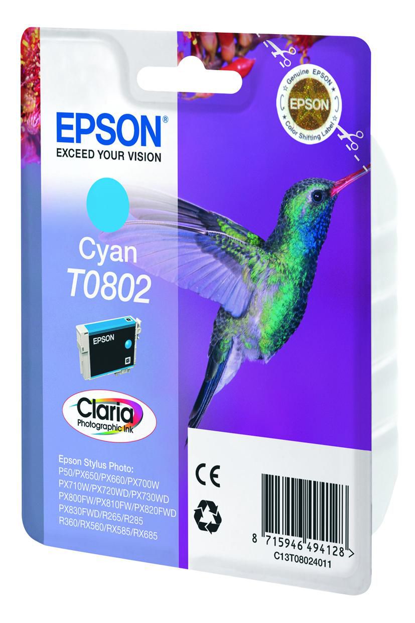 Ink/T0802 Hummingbird 7.4ml CY