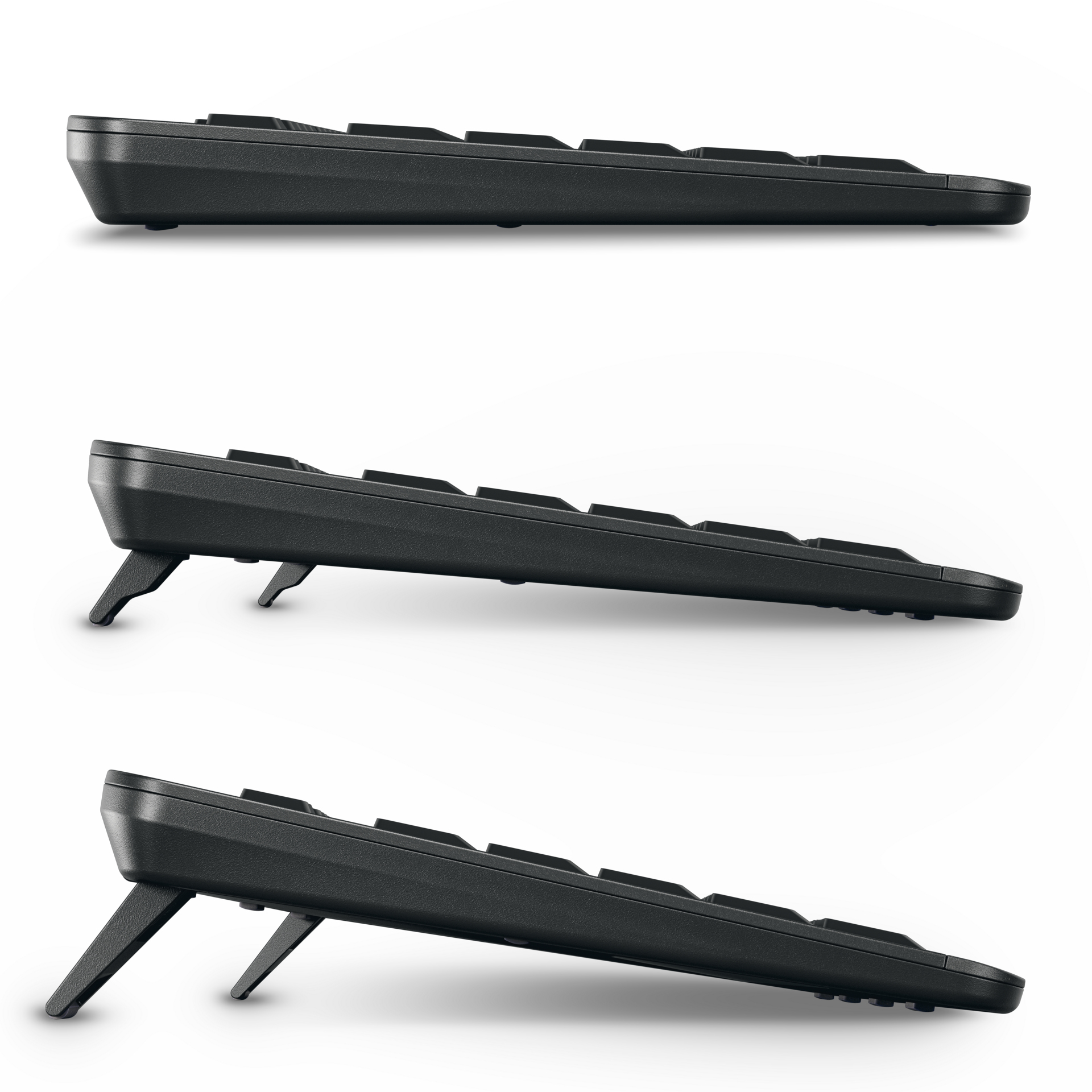 CHERRY STREAM ULTIMATE - Desktop set - Wireless - AZERTY - Black