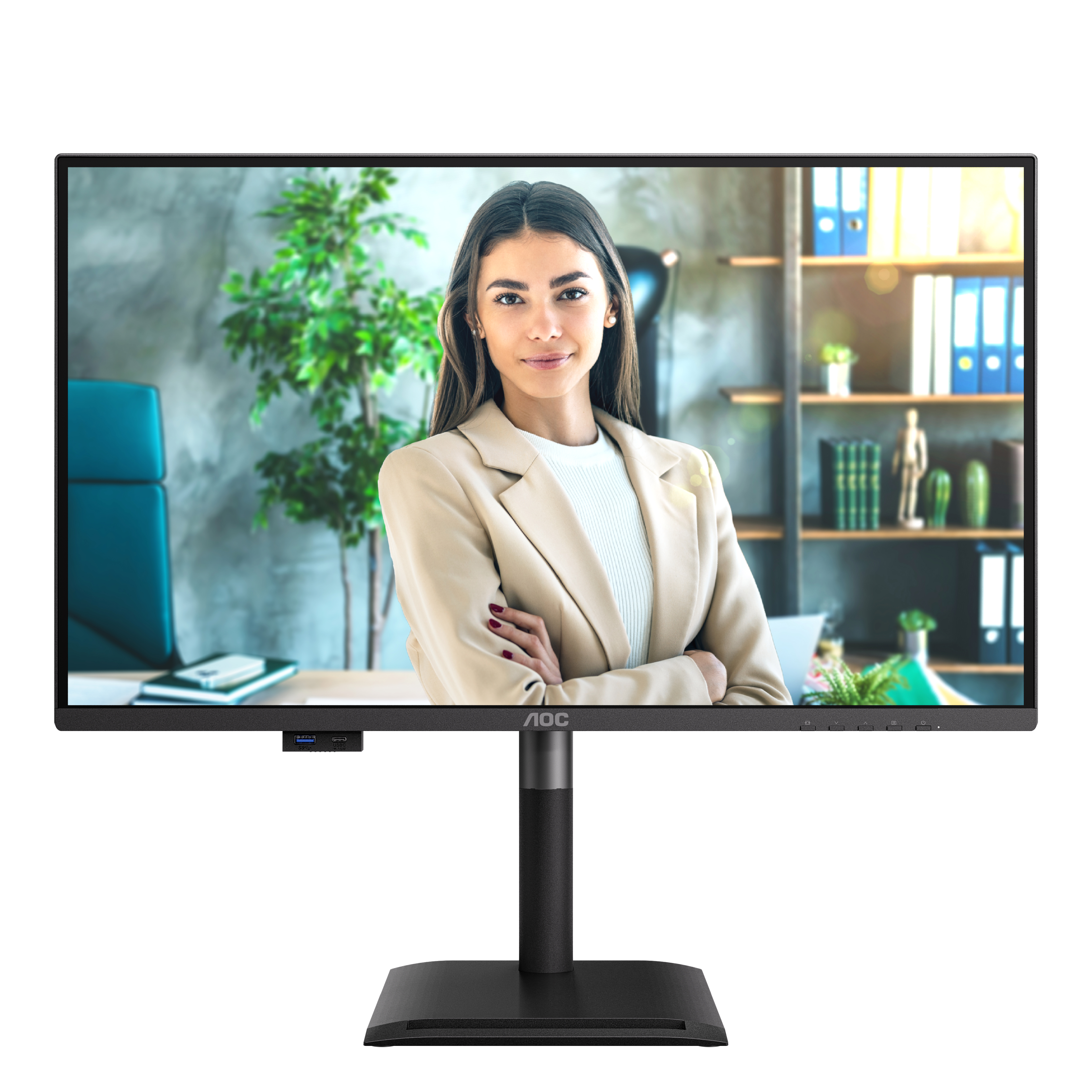 P4 Series - 27 inch - Quad HD Monitor - 2560x1440 - Pivot - HAS