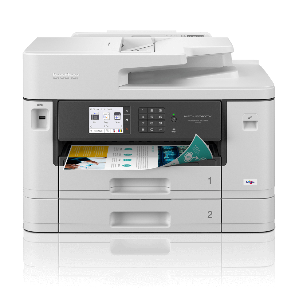 MFC-J5740DW - Professional All-in-One A3 Colour Inktjet Printer - RJ45 / WiFi / USB